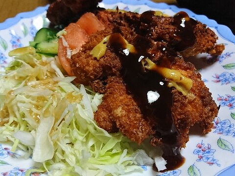 胸肉で簡単チキンカツ